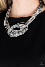 Paparazzi Knotted Knockout - Silver