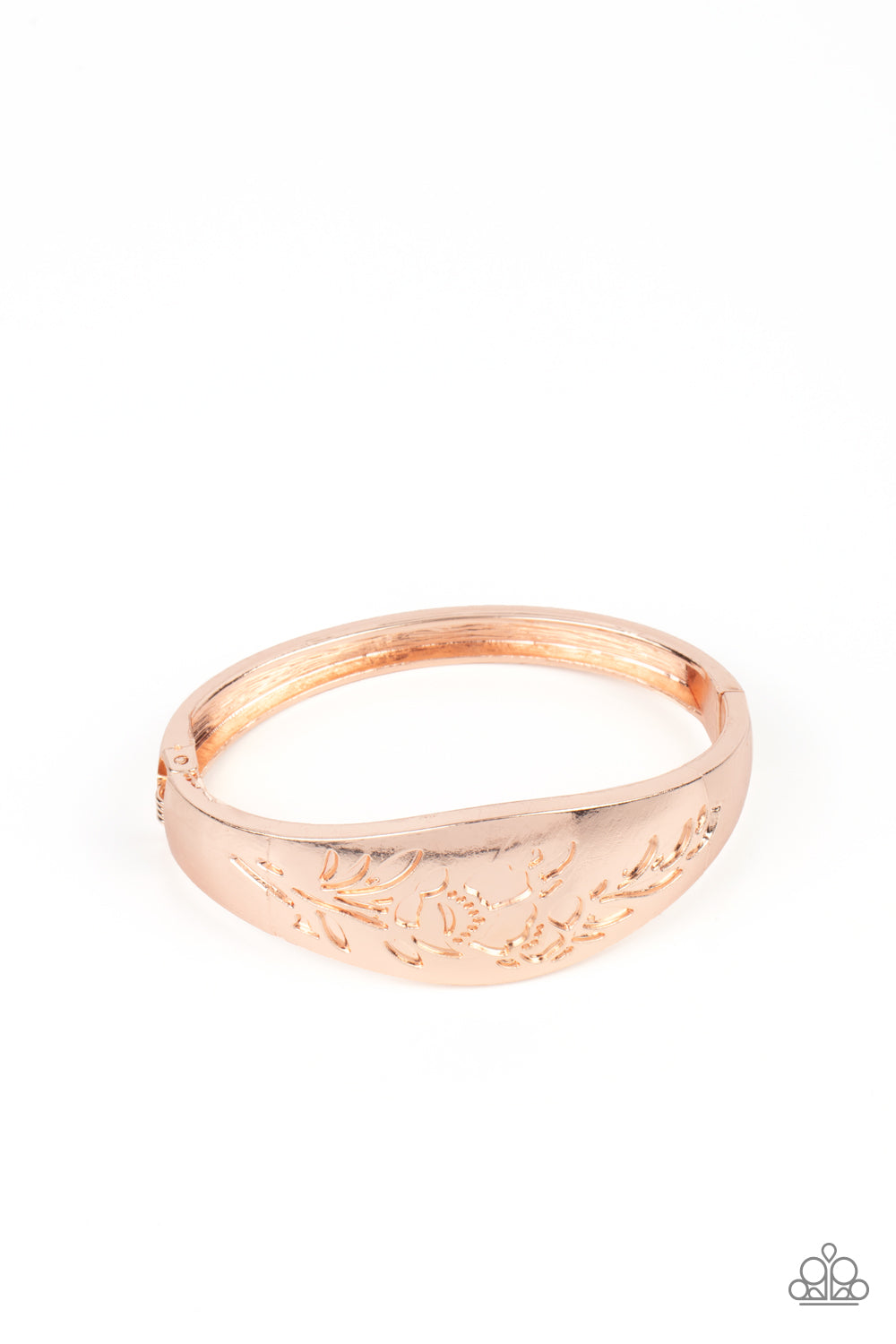 Paparazzi Fond of Florals - Rose Gold