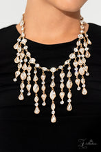Load image into Gallery viewer, Paparazzi Alluring - Gold Zi Necklace
